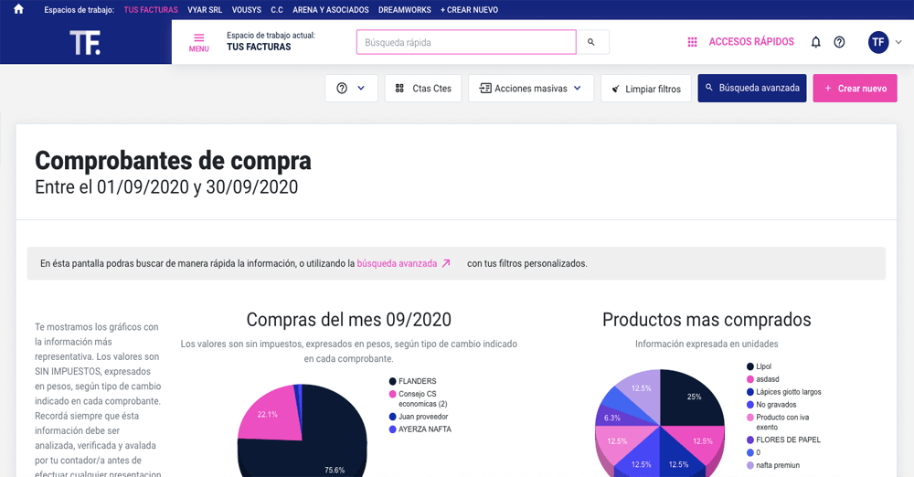 TusFacturasAPP: Software de gestion y Software de facturacion Argentina. TusFacturasAPP: Copía y replicá comprobantes