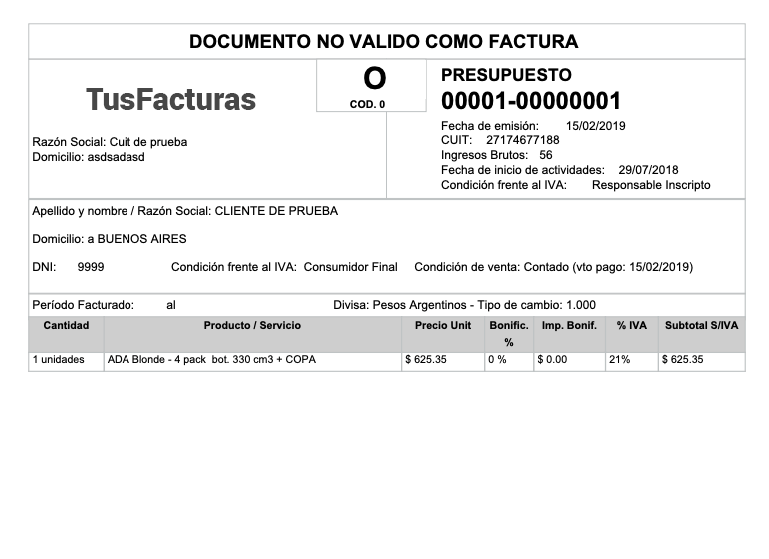 TusFacturasAPP: Software de gestion y Software de facturacion AFIP Argentina. TusFacturasAPP: Creá presupuestos