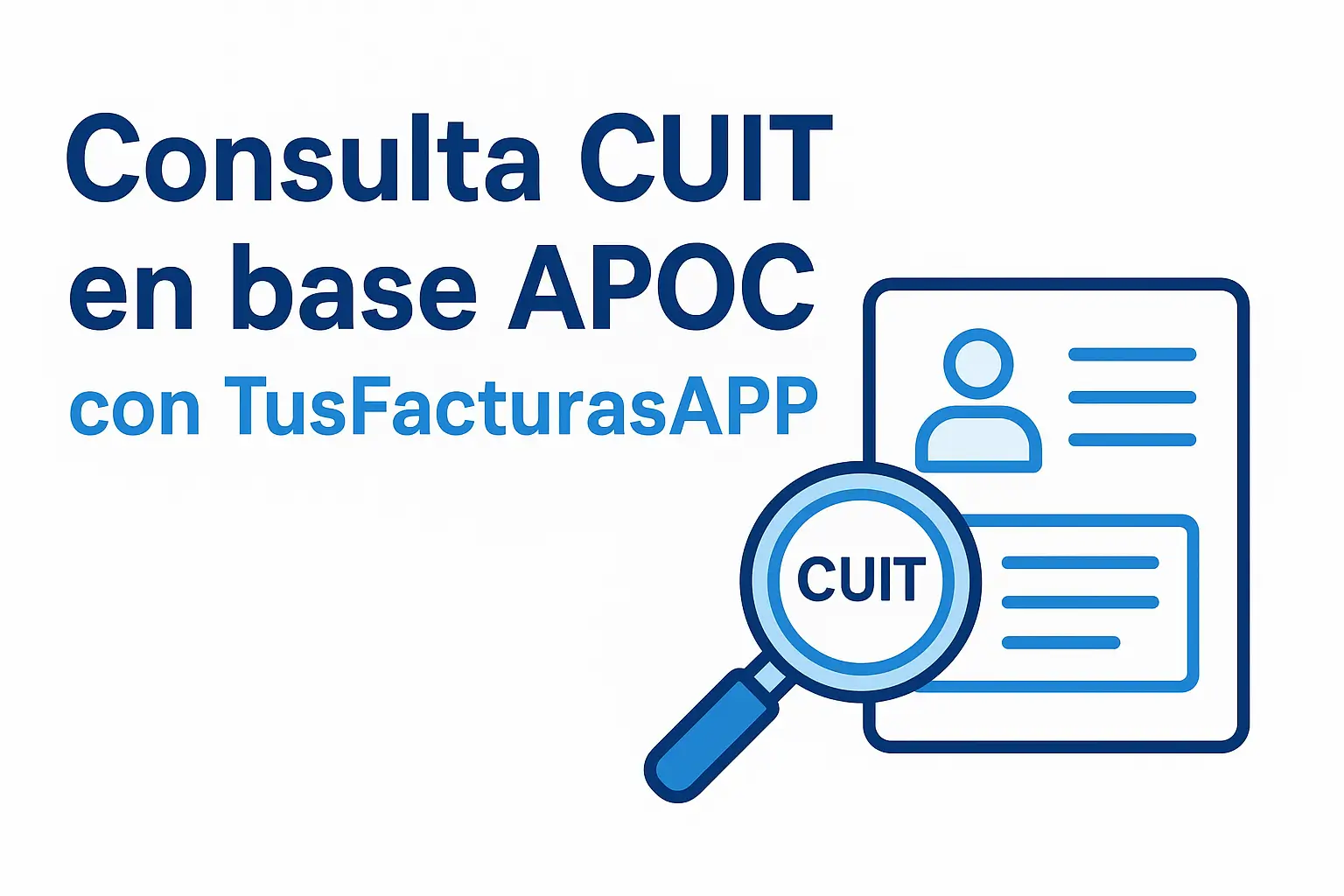 TusFacturasAPP: Consulta base APOC de ARCA