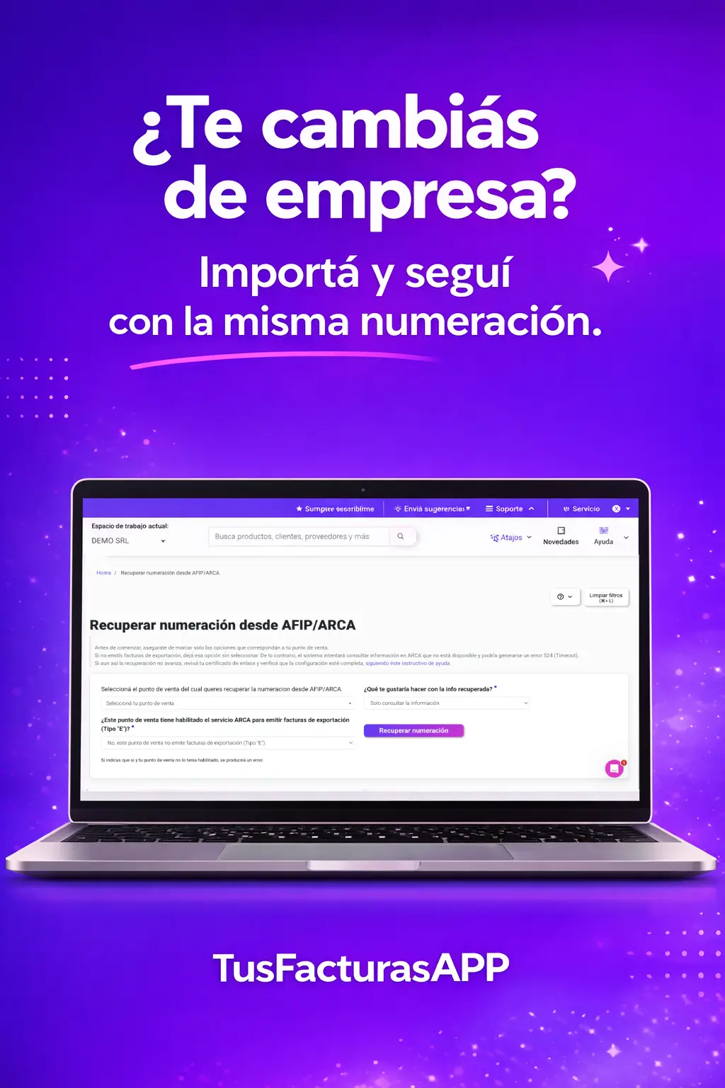 TusFacturasAPP: Software de gestion y Software de facturacion Argentina. Import&aacute; tus clientes desde excel