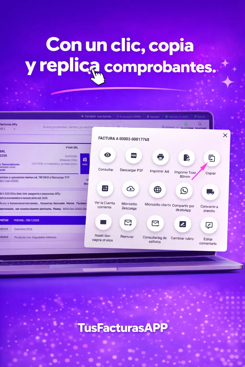 TusFacturasAPP: Software de gestion y Software de facturacion Argentina. TusFacturasAPP: Cop&iacute;a y replic&aacute; comprobantes. Pedidos, remitos, presupuestos