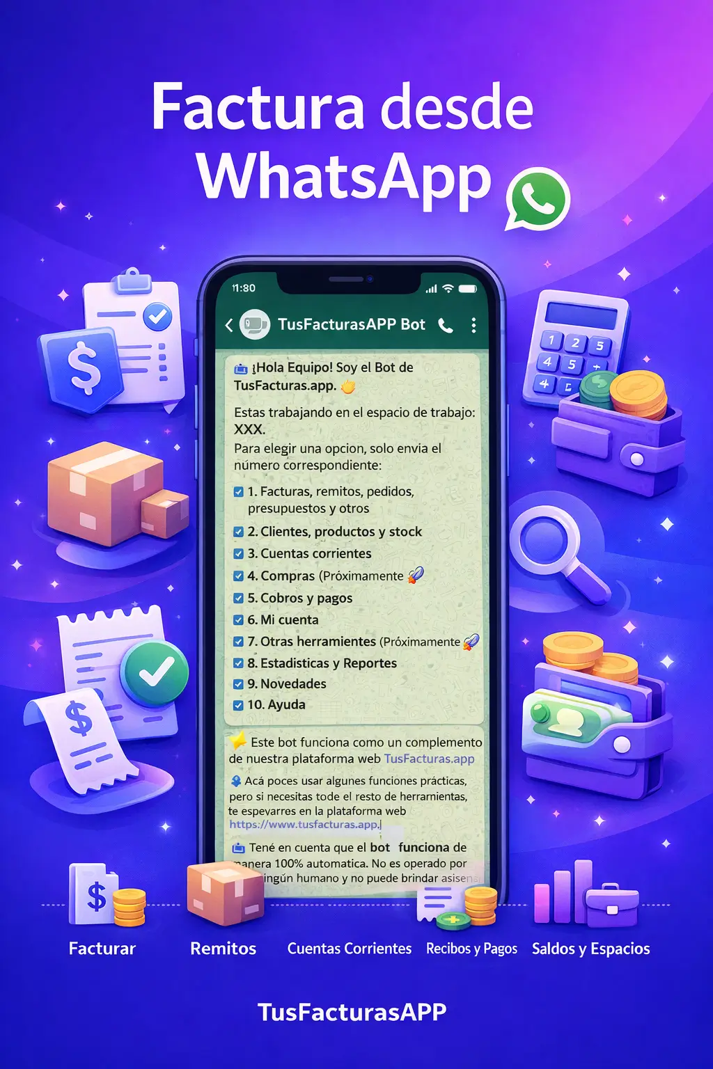 TusFacturasAPP: Bot para facturar desde WhatsApp