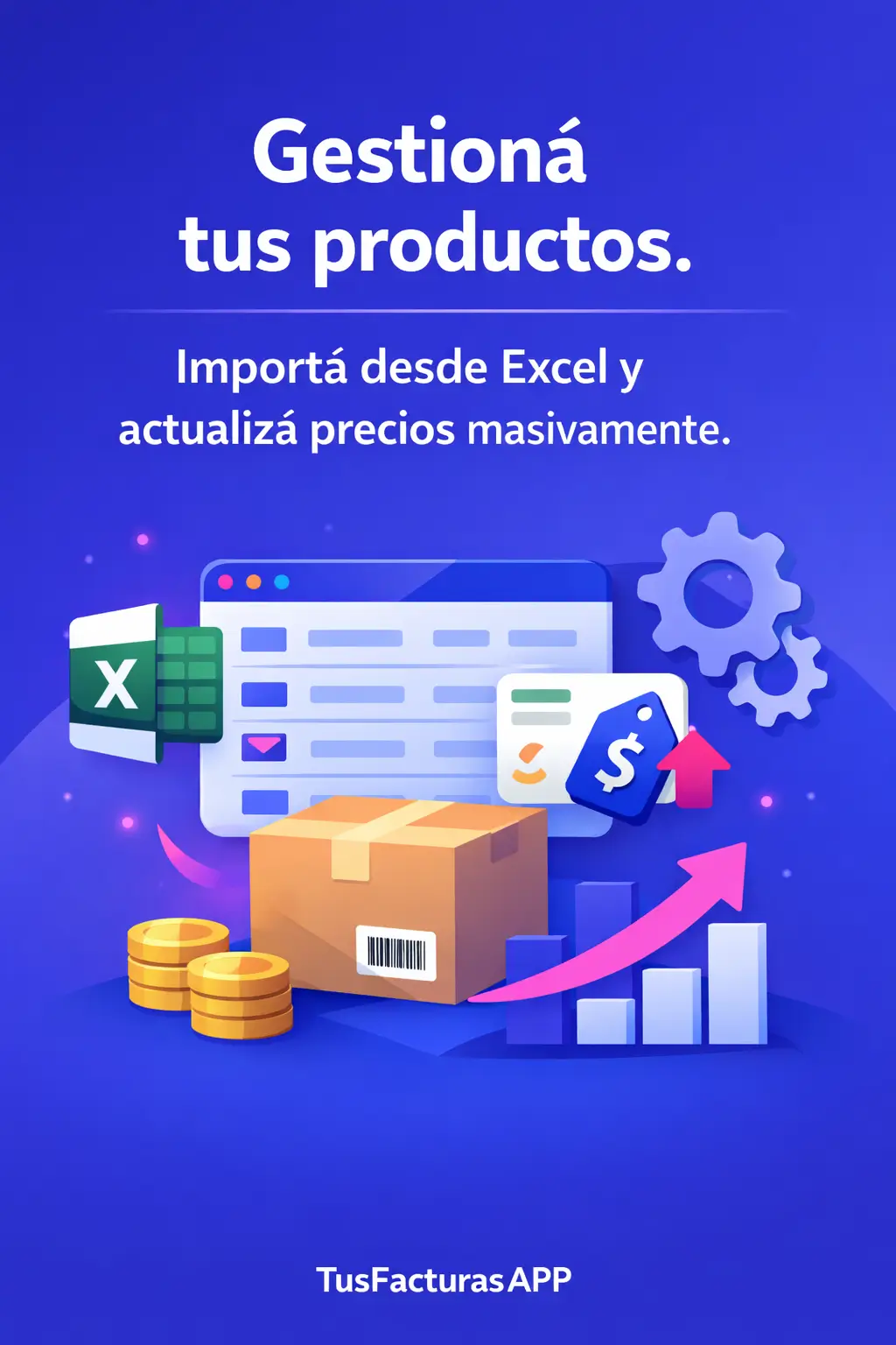 TusFacturasAPP: Software de gesti&oacute;n con administraci&oacute;n de productos y servicios