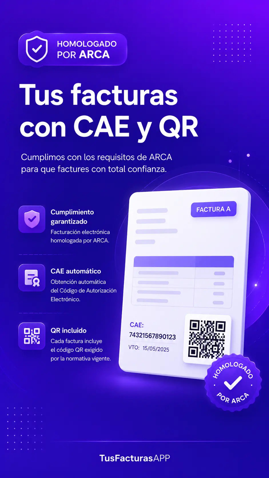 TusFacturasAPP - Software de facturaci&oacute;n electr&oacute;nica AFIP/ARCA
