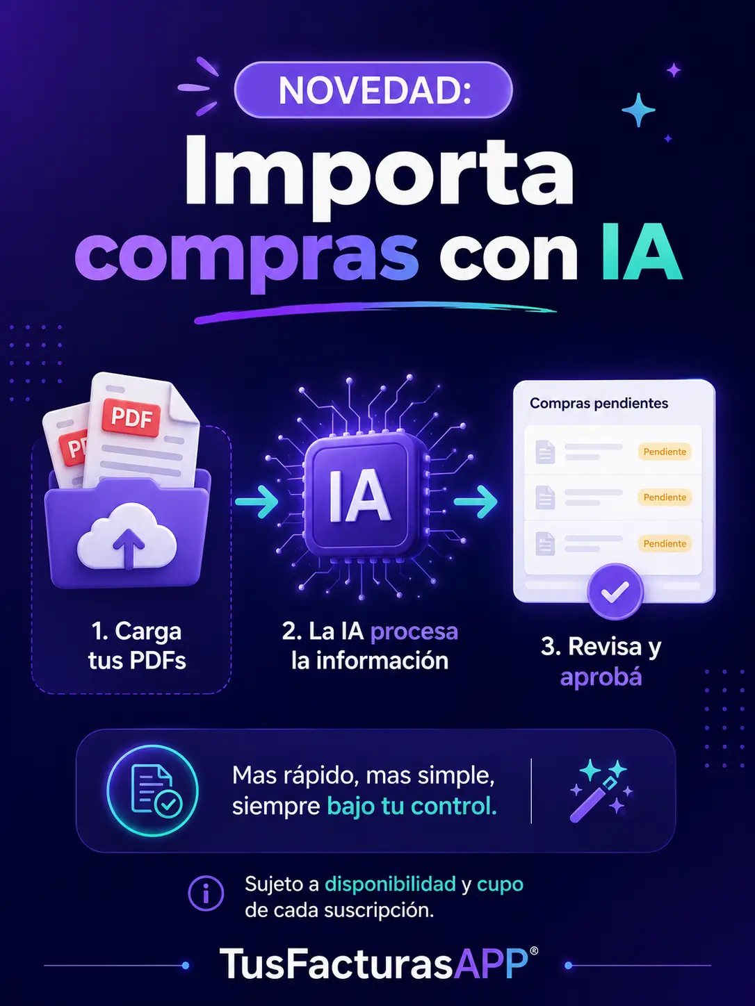 TusFacturasAPP: Importar compras con IA