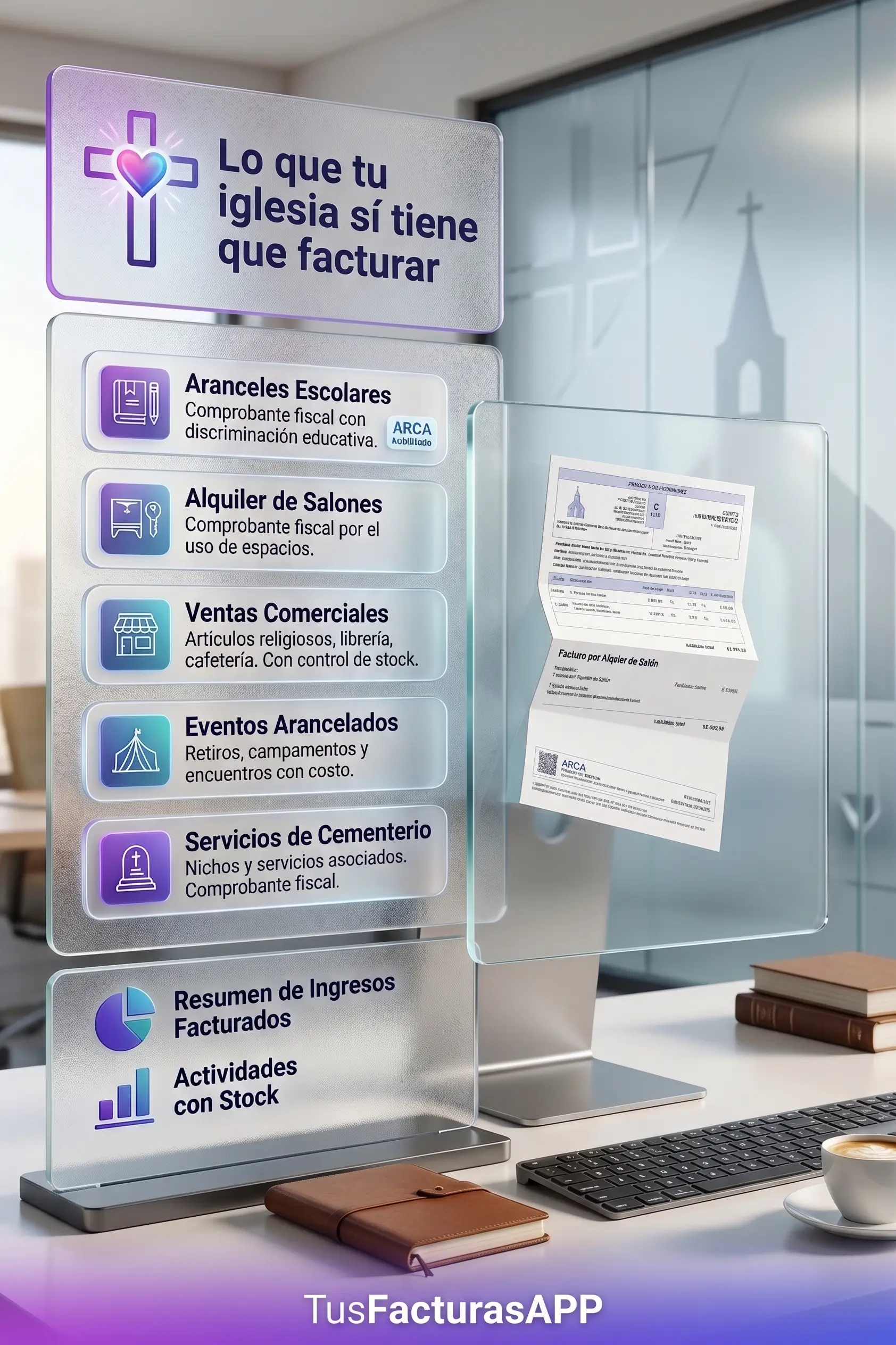 TusFacturasAPP: Facturaci&oacute;n de actividades parroquiales